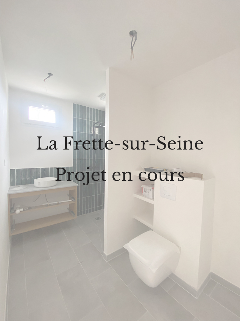 Rénovation dépendance - salle d'eau -architecture intérieure